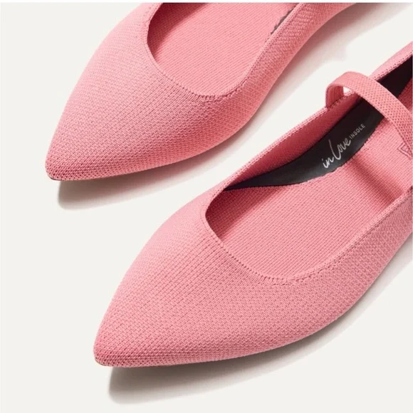 Rothy’s tulip pink May Jane ll flats sz 11 - Picture 6 of 15